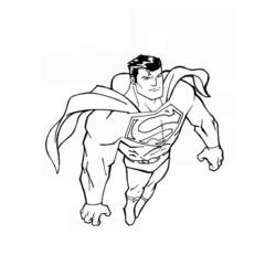 Раскраска: сверхчеловек (Супер герой) #83639 - Бесплатные раскраски для печати