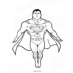 Раскраска: сверхчеловек (Супер герой) #83655 - Бесплатные раскраски для печати
