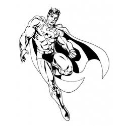 Раскраска: сверхчеловек (Супер герой) #83662 - Бесплатные раскраски для печати