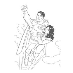 Раскраска: сверхчеловек (Супер герой) #83665 - Бесплатные раскраски для печати