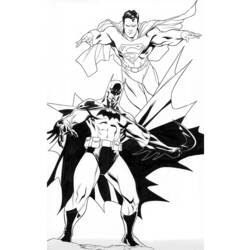 Раскраска: сверхчеловек (Супер герой) #83684 - Бесплатные раскраски для печати