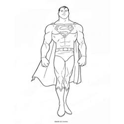 Раскраска: сверхчеловек (Супер герой) #83685 - Бесплатные раскраски для печати