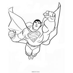Раскраска: сверхчеловек (Супер герой) #83716 - Бесплатные раскраски для печати