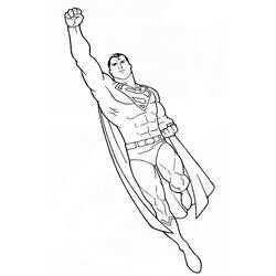 Раскраска: сверхчеловек (Супер герой) #83727 - Бесплатные раскраски для печати