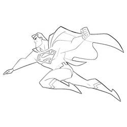 Раскраска: сверхчеловек (Супер герой) #83780 - Бесплатные раскраски для печати