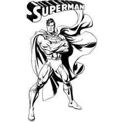 Раскраска: сверхчеловек (Супер герой) #83781 - Бесплатные раскраски для печати