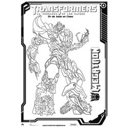 Раскраска: трансформеры (Супер герой) #75158 - Бесплатные раскраски для печати
