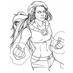 Раскраска: X-Men (Супер герой) #74362 - Бесплатные раскраски для печати