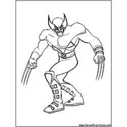 Раскраска: X-Men (Супер герой) #74427 - Бесплатные раскраски для печати