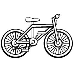 Раскраска: Велосипед / Велосипед (транспорт) #136951 - Бесплатные раскраски для печати