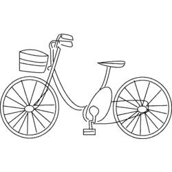 Раскраска: Велосипед / Велосипед (транспорт) #136954 - Бесплатные раскраски для печати
