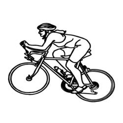 Раскраска: Велосипед / Велосипед (транспорт) #136955 - Бесплатные раскраски для печати