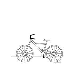 Раскраска: Велосипед / Велосипед (транспорт) #136956 - Бесплатные раскраски для печати