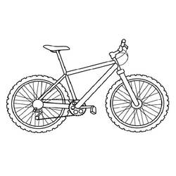 Раскраска: Велосипед / Велосипед (транспорт) #137003 - Бесплатные раскраски для печати