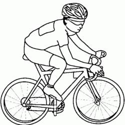 Раскраска: Велосипед / Велосипед (транспорт) #137038 - Бесплатные раскраски для печати