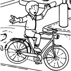 Раскраска: Велосипед / Велосипед (транспорт) #137184 - Бесплатные раскраски для печати