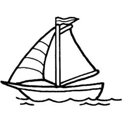 Раскраска: Лодка / Корабль (транспорт) #137445 - Бесплатные раскраски для печати