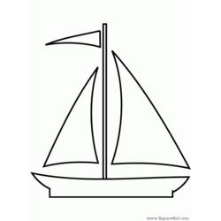 Раскраска: Лодка / Корабль (транспорт) #137452 - Бесплатные раскраски для печати