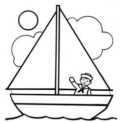 Раскраска: Лодка / Корабль (транспорт) #137454 - Бесплатные раскраски для печати
