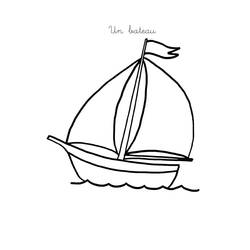 Раскраска: Лодка / Корабль (транспорт) #137463 - Бесплатные раскраски для печати