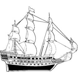 Раскраска: Лодка / Корабль (транспорт) #137513 - Бесплатные раскраски для печати