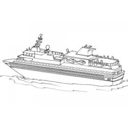 Раскраска: Лодка / Корабль (транспорт) #137544 - Бесплатные раскраски для печати