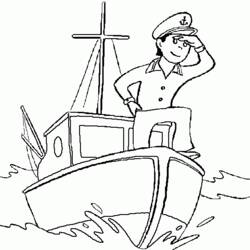 Раскраска: Лодка / Корабль (транспорт) #137565 - Бесплатные раскраски для печати