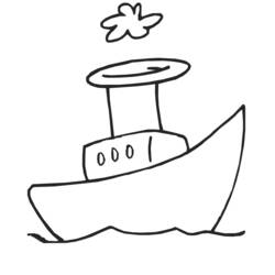 Раскраска: Лодка / Корабль (транспорт) #137567 - Бесплатные раскраски для печати