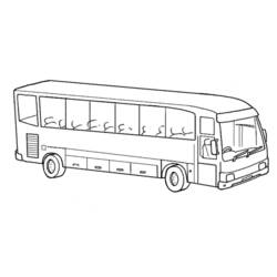 Раскраска: Автобус / Тренер (транспорт) #135300 - Бесплатные раскраски для печати