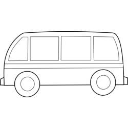 Раскраска: Автобус / Тренер (транспорт) #135319 - Бесплатные раскраски для печати