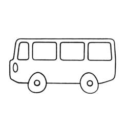Раскраска: Автобус / Тренер (транспорт) #135322 - Бесплатные раскраски для печати