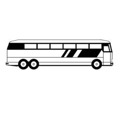 Раскраска: Автобус / Тренер (транспорт) #135327 - Бесплатные раскраски для печати