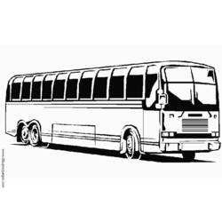 Раскраска: Автобус / Тренер (транспорт) #135343 - Бесплатные раскраски для печати