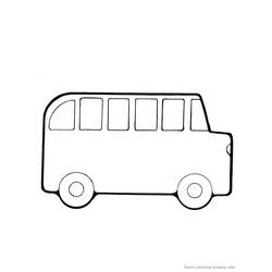 Раскраска: Автобус / Тренер (транспорт) #135362 - Бесплатные раскраски для печати
