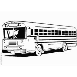 Раскраска: Автобус / Тренер (транспорт) #135375 - Бесплатные раскраски для печати