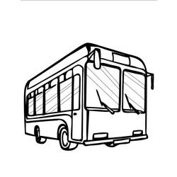 Раскраска: Автобус / Тренер (транспорт) #135384 - Бесплатные раскраски для печати