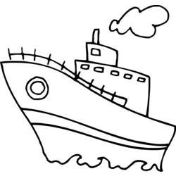 Раскраска: Пассажирское судно / Круизный лайнер (транспорт) #140689 - Бесплатные раскраски для печати