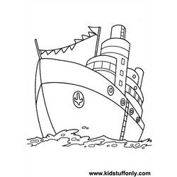 Раскраска: Пассажирское судно / Круизный лайнер (транспорт) #140788 - Бесплатные раскраски для печати