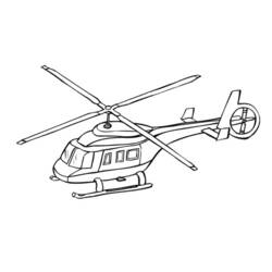 Раскраска: вертолет (транспорт) #136030 - Бесплатные раскраски для печати