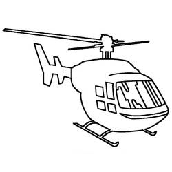 Раскраска: вертолет (транспорт) #136042 - Бесплатные раскраски для печати