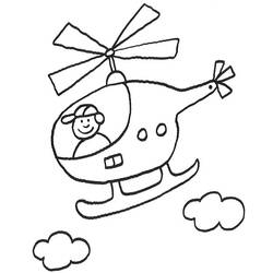 Раскраска: вертолет (транспорт) #136044 - Бесплатные раскраски для печати