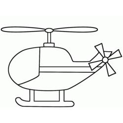 Раскраска: вертолет (транспорт) #136046 - Бесплатные раскраски для печати