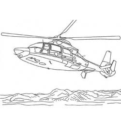 Раскраска: вертолет (транспорт) #136049 - Бесплатные раскраски для печати
