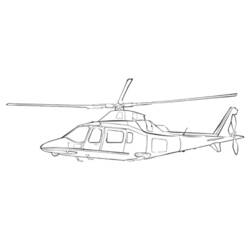 Раскраска: вертолет (транспорт) #136071 - Бесплатные раскраски для печати
