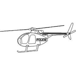 Раскраска: вертолет (транспорт) #136189 - Бесплатные раскраски для печати