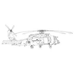 Раскраска: вертолет (транспорт) #136193 - Бесплатные раскраски для печати