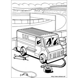 Раскраска: Горячие колеса (транспорт) #145852 - Бесплатные раскраски для печати