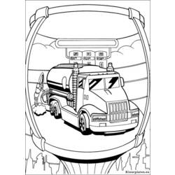 Раскраска: Горячие колеса (транспорт) #145862 - Бесплатные раскраски для печати