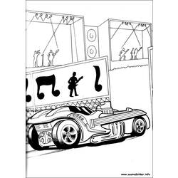 Раскраска: Горячие колеса (транспорт) #145872 - Бесплатные раскраски для печати