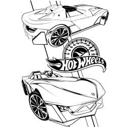 Раскраска: Горячие колеса (транспорт) #145888 - Бесплатные раскраски для печати